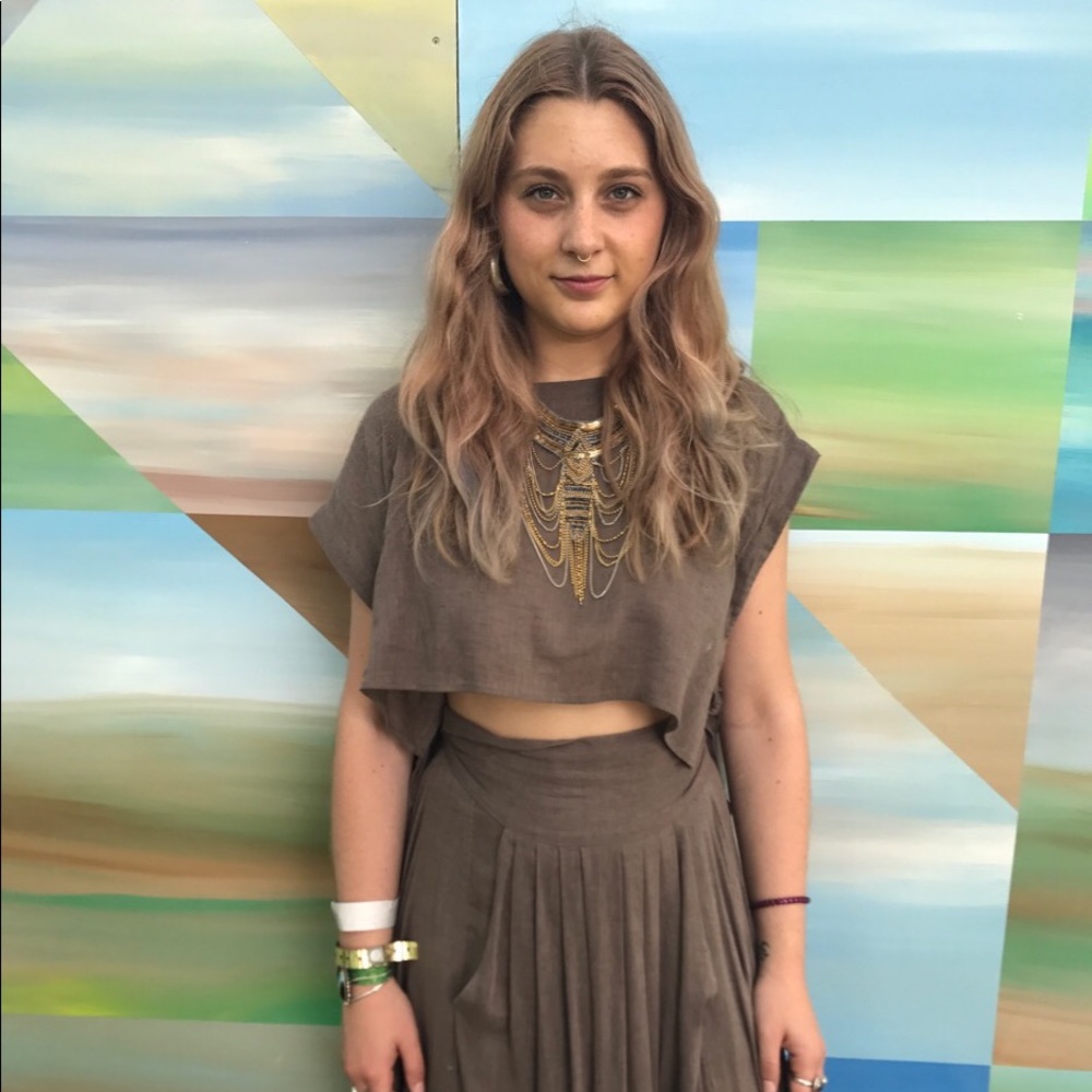 Free People Sundown Skirt Set Size Small